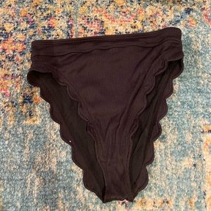 Urban Outfitters High Waisted & Cut, Ribbed Bottom